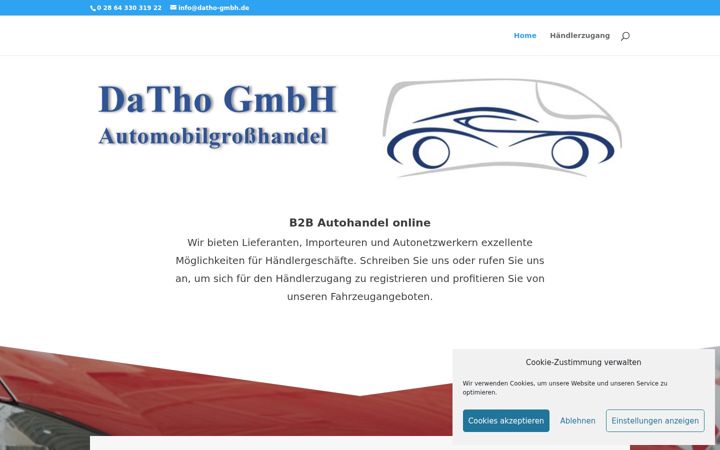 Screenshot of datho-gmbh.de
