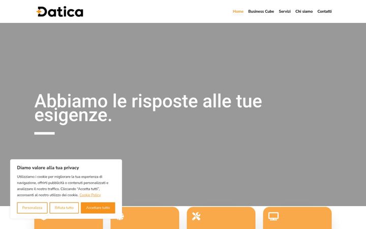 Screenshot of datica.it