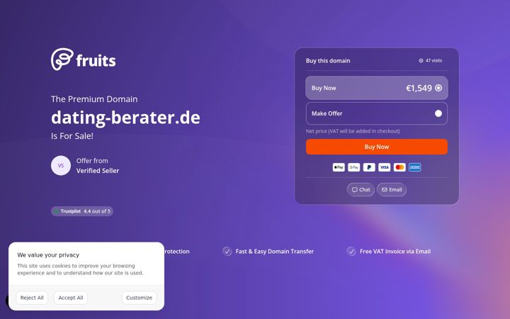 Screenshot of dating-berater.de