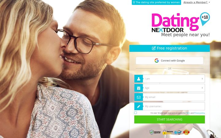 Screenshot of dating-nextdoor.co.uk