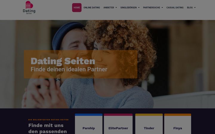 Captura de pantalla de dating-seiten.net