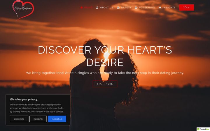 Screenshot of datingatlanta.com