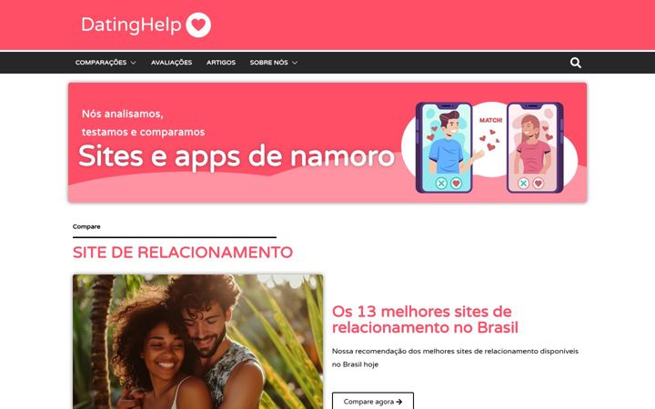 Screenshot stránky datinghelp.com.br