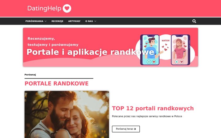 Capture d'écran de datinghelp.pl