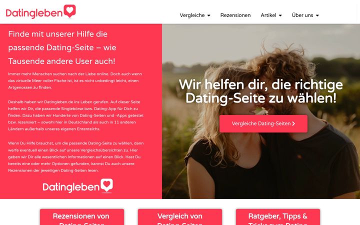 Screenshot of datingleben.de