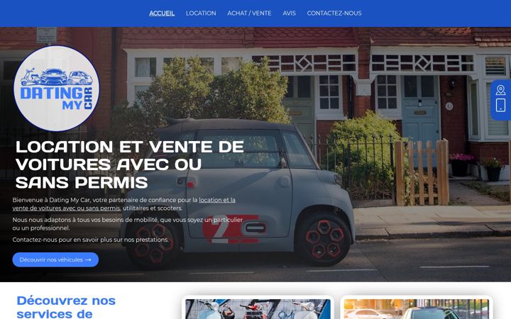 Zrzut ekranu datingmycar.fr