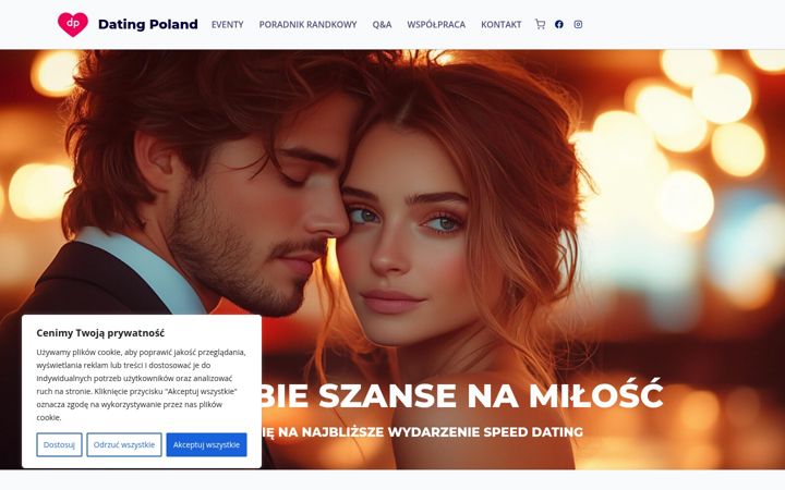Capture d'écran de datingpoland.pl