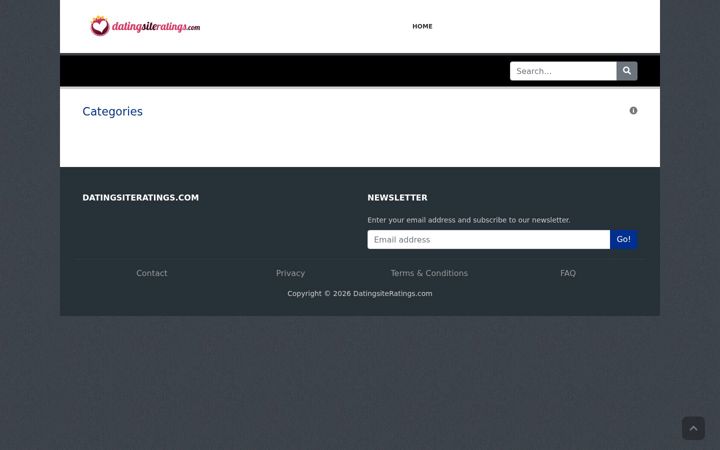Screenshot of datingsiteratings.com