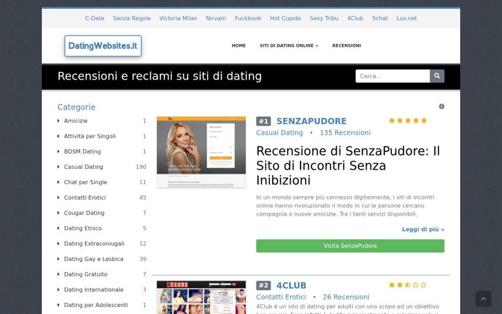 Zrzut ekranu datingwebsites.it