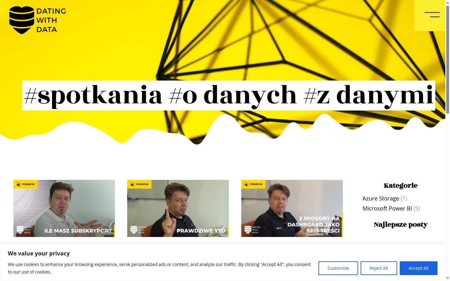 Képernyőkép a bármilyen interakció előtt megjelenő hozzájárulási bannerről