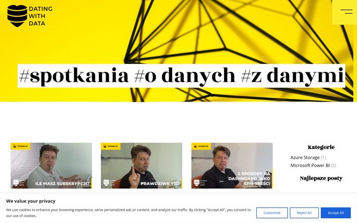 Screenshot of datingwithdata.pl