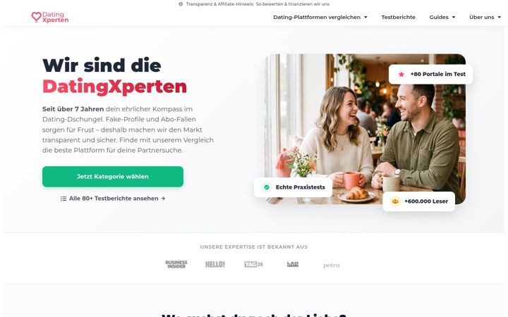 Screenshot of datingxperten.de