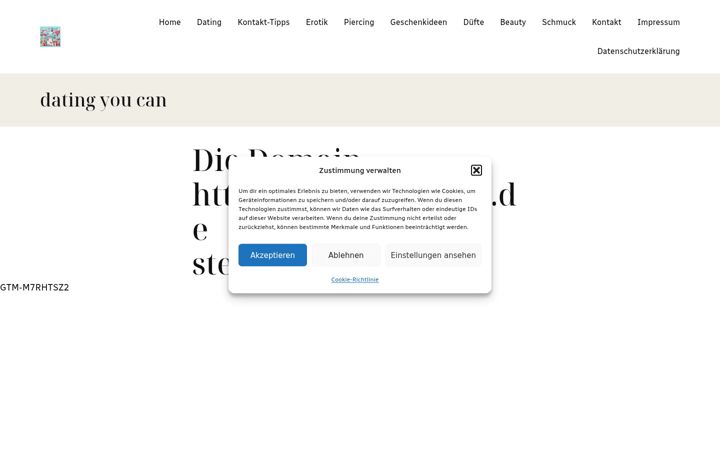 Screenshot of datingyoucan.de