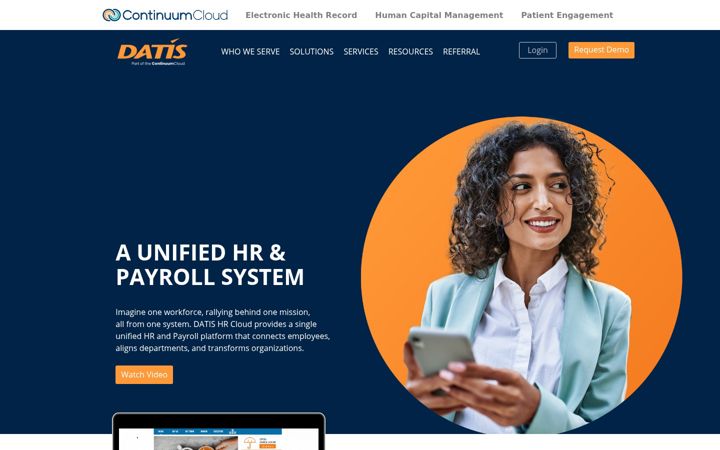 Screenshot of datis.com