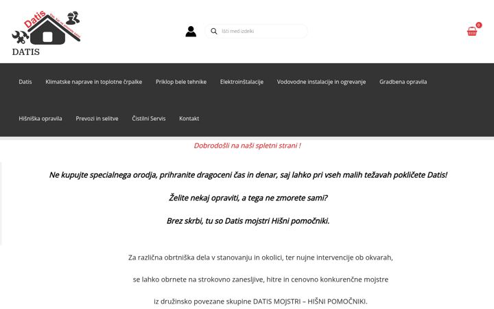 Screenshot von datis.si