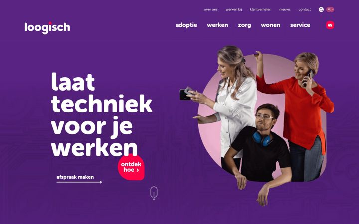 Screenshot van datisloogisch.nl