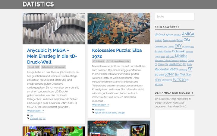 Screenshot of datistics.de