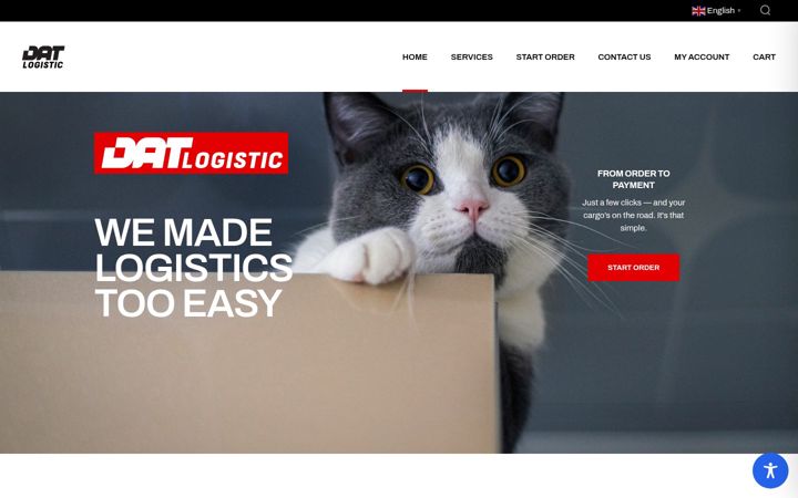 Képernyőkép: datlogistic.eu