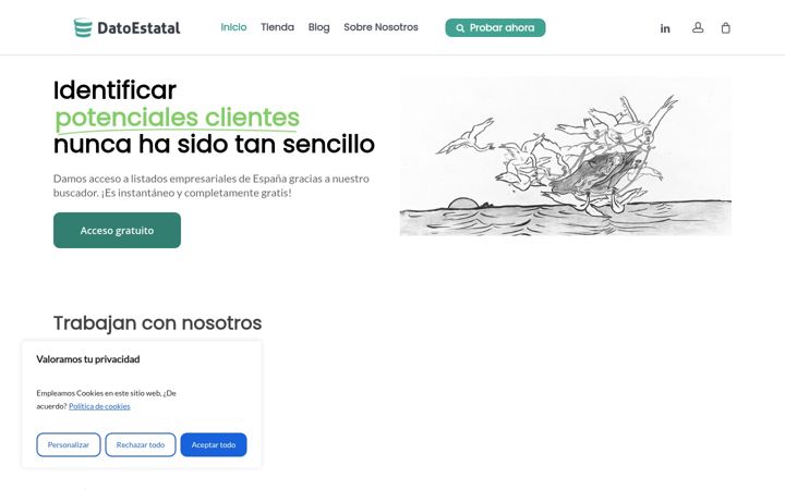 Screenshot of datoestatal.com