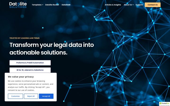 Screenshot of datolitesolutions.com