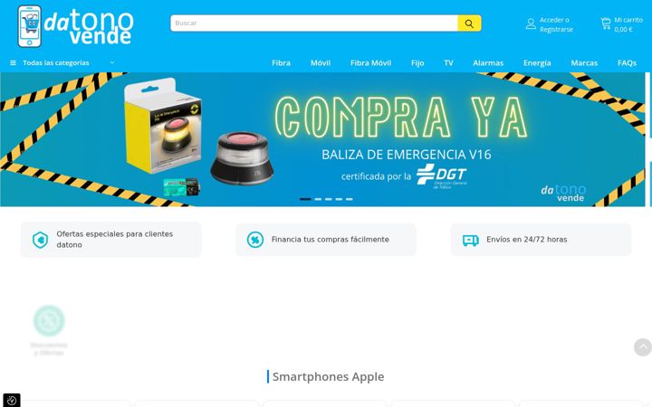 Screenshot of datonovende.com