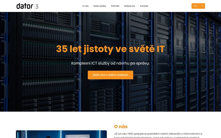 Screenshot von dator3.cz