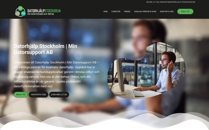 Screenshot von datorhjalp-stockholm.se