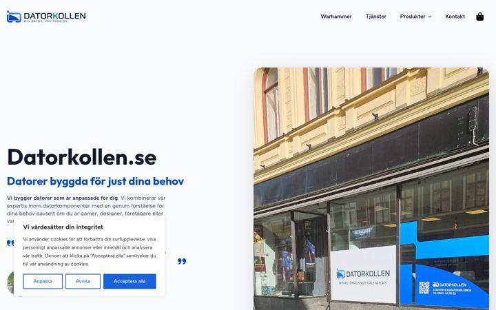 Snimka zaslona za datorkollen.se