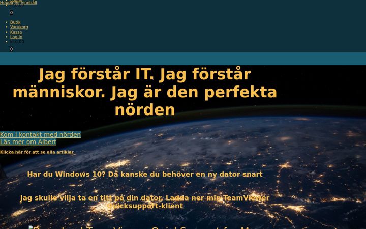 Snimka zaslona za datornoerden.se