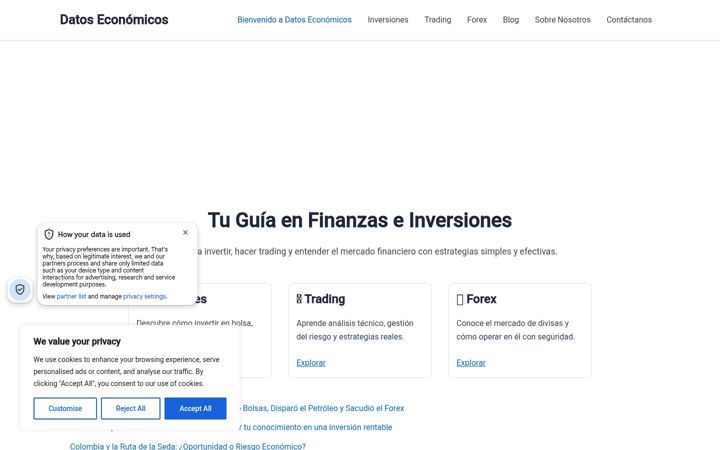 Capture d'écran de datoseconomicos.co