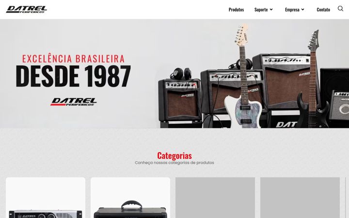 Screenshot stránky datrel.com.br