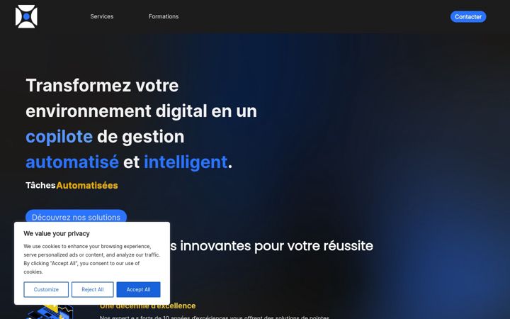 Screenshot of datsconnexion.com