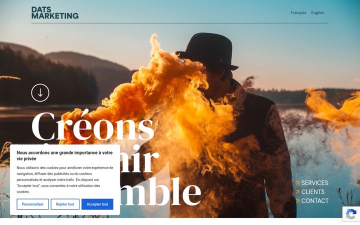 Screenshot of datsmarketing.com