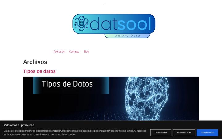 Screenshot of datsool.com