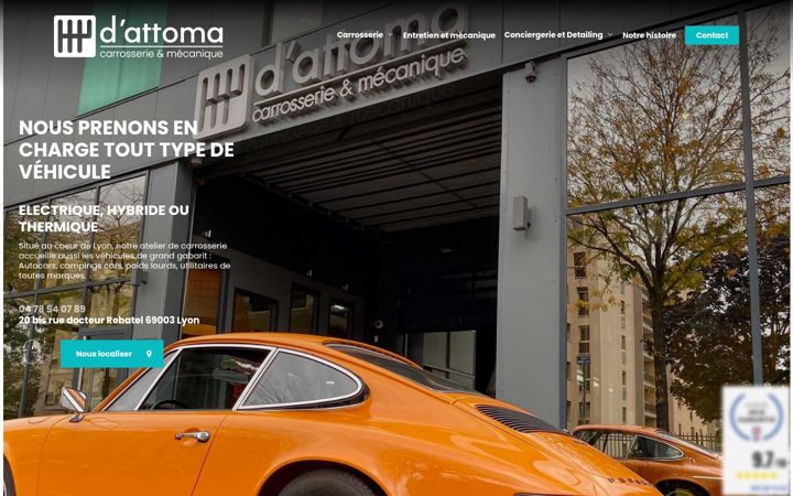 Screenshot of dattoma.fr