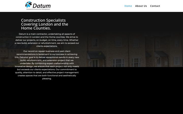 Screenshot of datumccm.co.uk