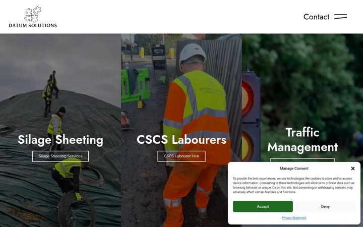 Screenshot of datumsolutions.co.uk