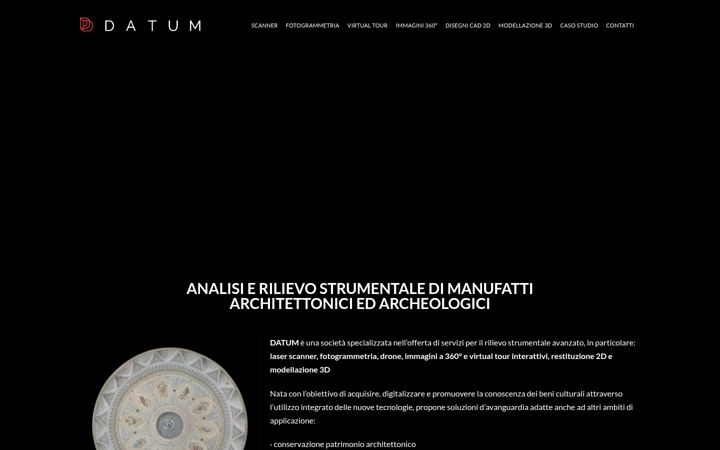 Screenshot of datumsrls.it