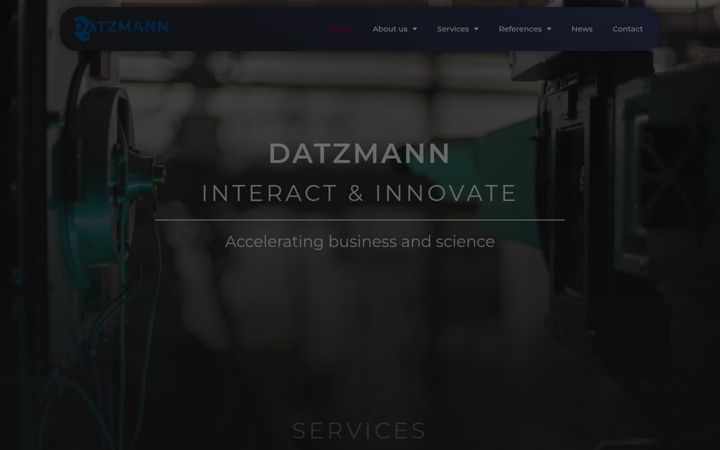 Screenshot of datzmann.eu