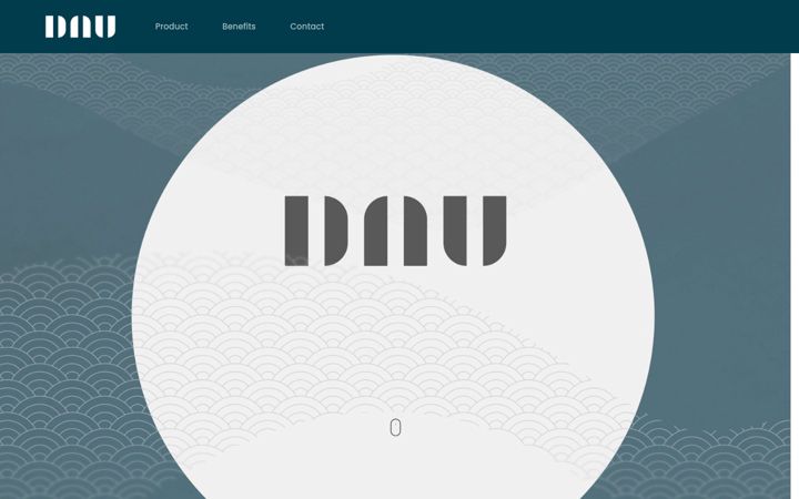 Screenshot of dau.technology