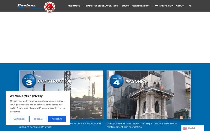 Screenshot of daubois.com