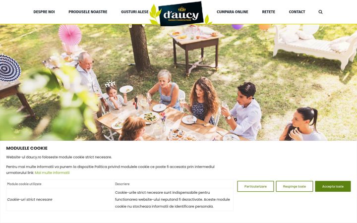 Captură de ecran a daucy.ro