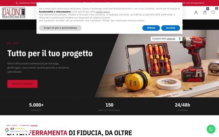 Screenshot of daudino.it