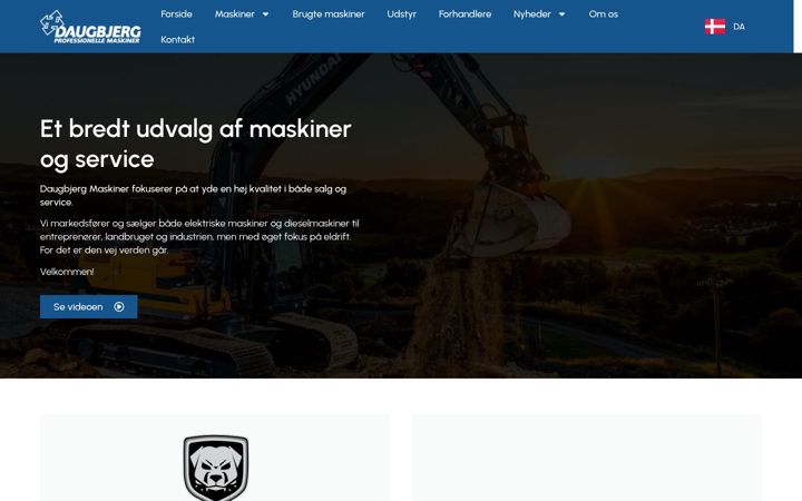 Screenshot of daugbjergmaskiner.dk