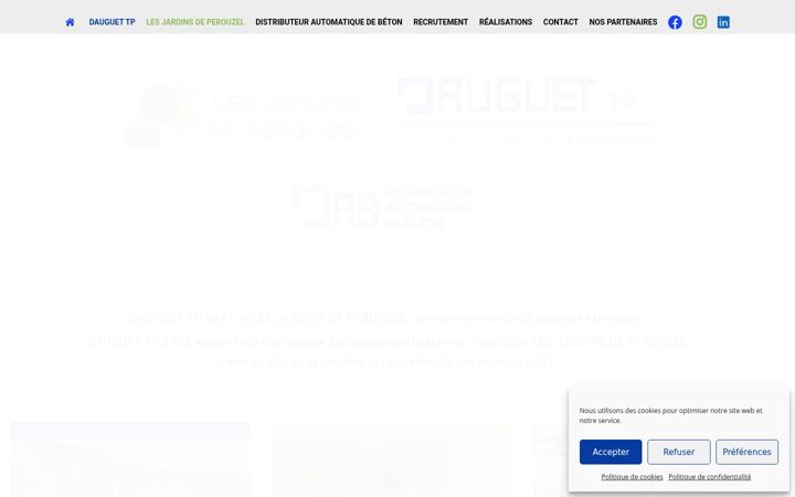 Screenshot of dauguet-amenagement-exterieur.fr