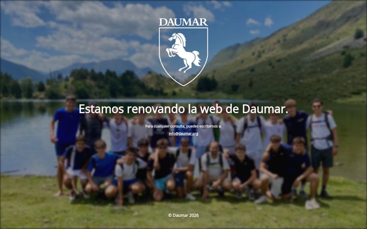 Captură de ecran a daumar.org