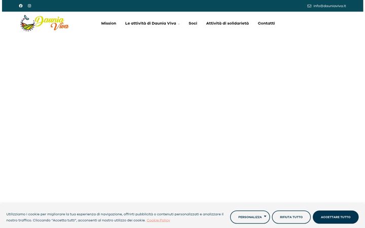 Screenshot von dauniaviva.it