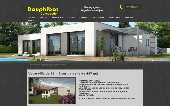Screenshot of dauphibat.fr