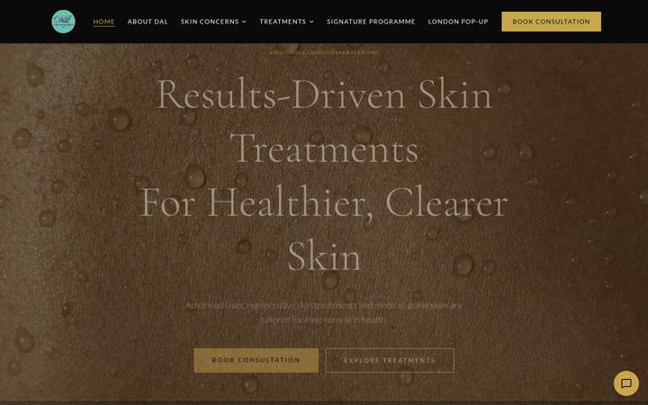 Screenshot of dauphineaestheticslab.com