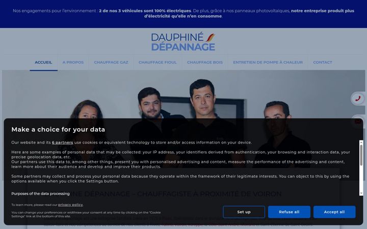 Screenshot of dauphinedepannage.fr